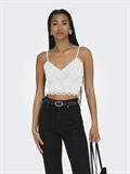 ONLHONEY STRAP TOP JRS cloud dancer