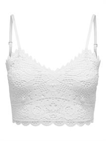 ONLHONEY STRAP TOP JRS cloud dancer