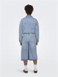 ONLHOPE HW WIDE LONG SHORTS DNM light blue denim