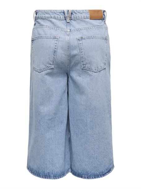 ONLHOPE HW WIDE LONG SHORTS DNM light blue denim