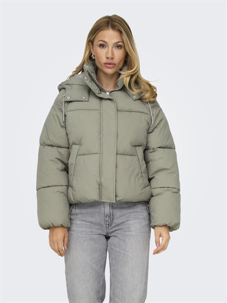 ONLHOPE SHORT PUFFER JACKET CC OTW silver sage