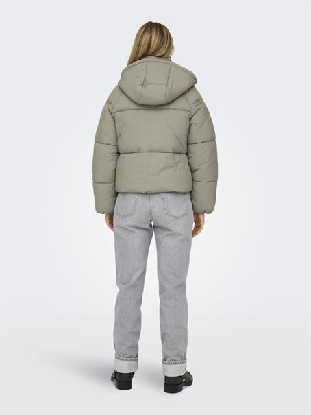 ONLHOPE SHORT PUFFER JACKET CC OTW silver sage