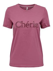 ONLHUNIE REG S/S FOLD-UP TOP BOX JRS rose wine-cherie