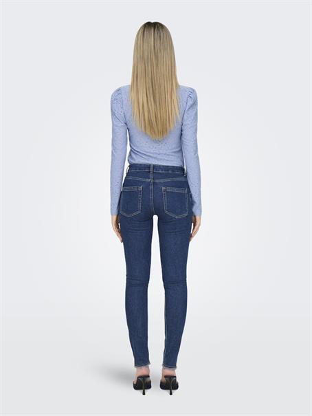 ONLHUSH MID SKIN ANK RW DNM AKM187 NOOS dark blue denim