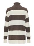 ONLIBI LS LONG ROLLNECK CC KNT chestnut