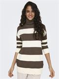 ONLIBI LS LONG ROLLNECK CC KNT chestnut