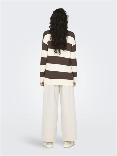 ONLIBI LS LONG ROLLNECK CC KNT chestnut