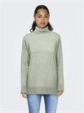 ONLIBI LS LONG ROLLNECK CC KNT smoke green