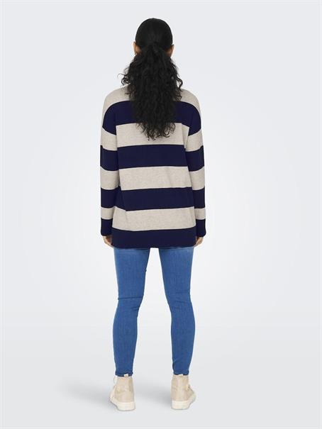 ONLIBI LS LONG ROLLNECK CC KNT weathered teak1