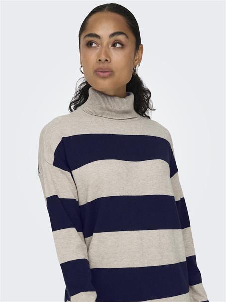 ONLIBI LS LONG ROLLNECK CC KNT weathered teak1