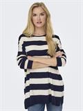 ONLIBI LS LOOSE O-NECK CC KNT maritime blue