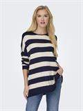ONLIBI LS LOOSE O-NECK CC KNT maritime blue