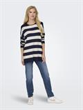 ONLIBI LS LOOSE O-NECK CC KNT maritime blue