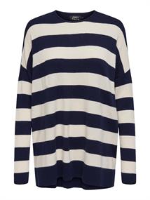 ONLIBI LS LOOSE O-NECK CC KNT maritime blue