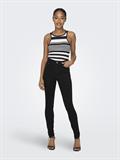 ONLICONIC HW SK LONG ANK DNM NOOS black denim