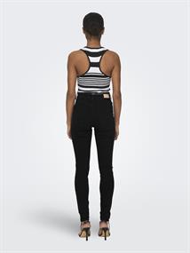 ONLICONIC HW SK LONG ANK DNM NOOS black denim
