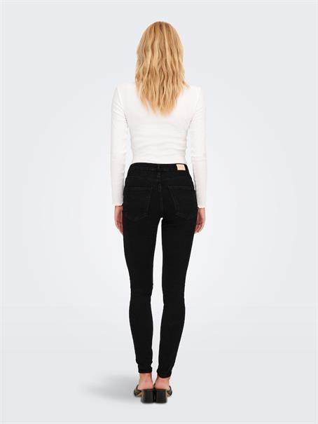 ONLICONIC HW SK LONG ANK DNM NOOS black denim