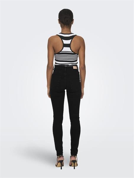 ONLICONIC HW SK LONG ANK DNM NOOS black denim