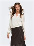 ONLILSE L/S V-NECK TOP JRS cloud dancer