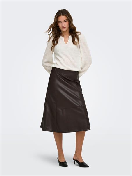 ONLILSE L/S V-NECK TOP JRS cloud dancer