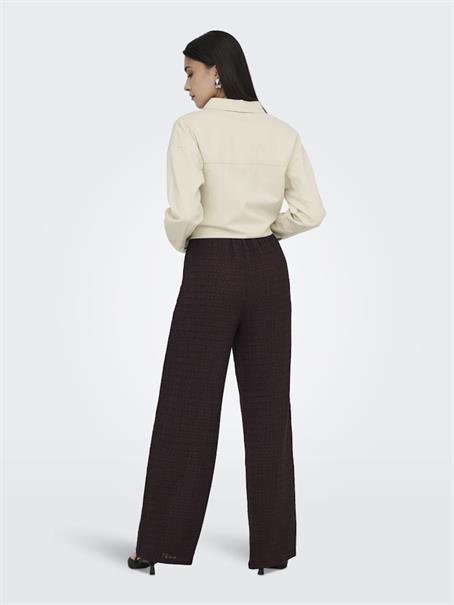 ONLILSE PANT STRUCTURE JRS NOOS deep mahogany