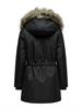 ONLIRIS FUR WINTER PARKA LIFE CC OTW black