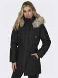 ONLIRIS FUR WINTER PARKA LIFE CC OTW black