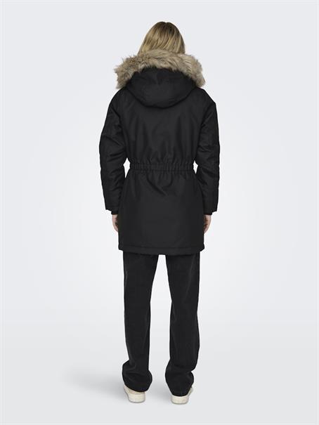 ONLIRIS FUR WINTER PARKA LIFE CC OTW black