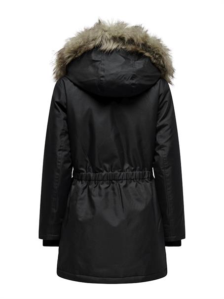 ONLIRIS FUR WINTER PARKA LIFE CC OTW black