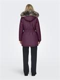ONLIRIS FUR WINTER PARKA LIFE CC OTW mauve wine