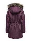 ONLIRIS FUR WINTER PARKA LIFE CC OTW mauve wine