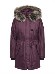 ONLIRIS FUR WINTER PARKA LIFE CC OTW mauve wine