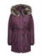 ONLIRIS FUR WINTER PARKA LIFE CC OTW mauve wine