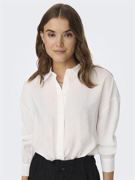 ONLIRIS L/S MODAL SHIRT LIFE NOOS WVN cloud dancer