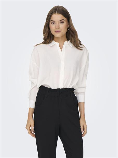 ONLIRIS L/S MODAL SHIRT LIFE NOOS WVN cloud dancer