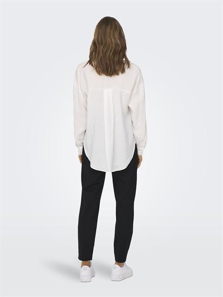 ONLIRIS L/S MODAL SHIRT LIFE NOOS WVN cloud dancer