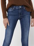 ONLISA4 ZIP REG SKINNY ANA230 NOOS dark blue denim
