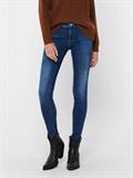 ONLISA4 ZIP REG SKINNY ANA230 NOOS dark blue denim