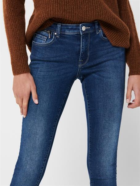 ONLISA4 ZIP REG SKINNY ANA230 NOOS dark blue denim