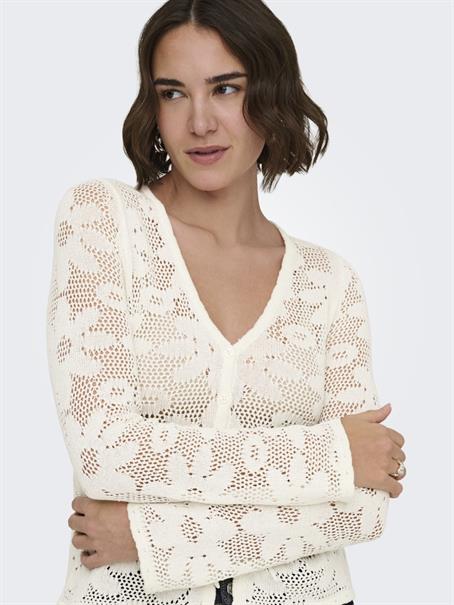 ONLISABEL LIFE LS FITTED CARDIGAN CC KNT birch