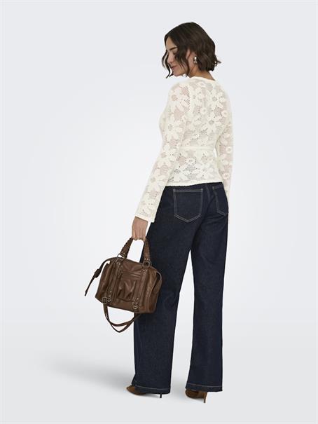 ONLISABEL LIFE LS FITTED CARDIGAN CC KNT birch