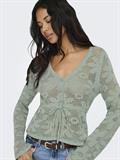 ONLISABEL LIFE LS FITTED CARDIGAN CC KNT jadeite