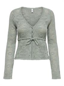 ONLISABEL LIFE LS FITTED CARDIGAN CC KNT jadeite