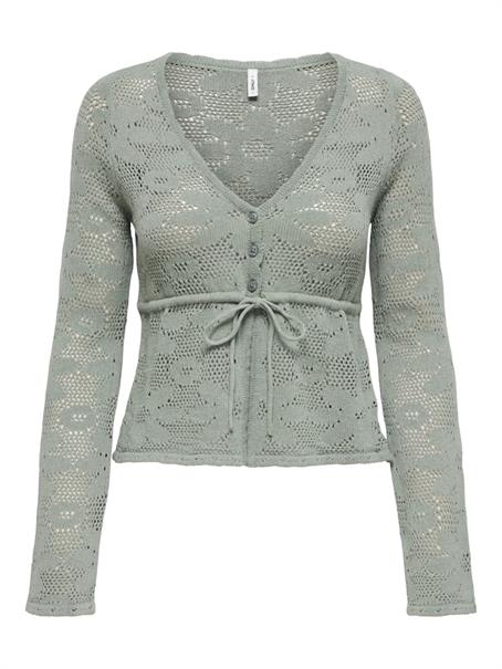 ONLISABEL LIFE LS FITTED CARDIGAN CC KNT jadeite