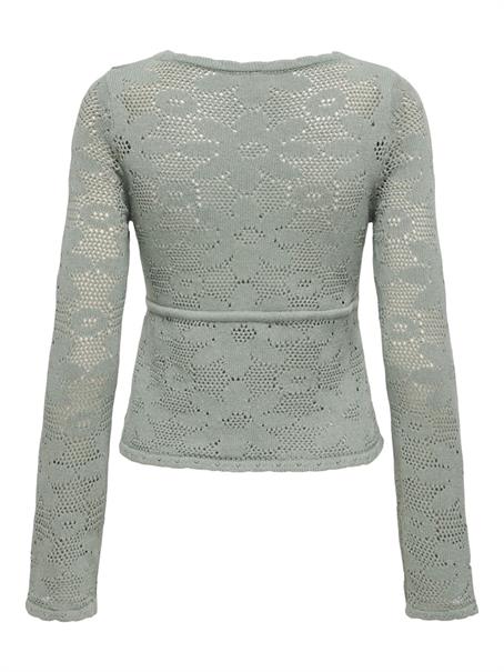 ONLISABEL LIFE LS FITTED CARDIGAN CC KNT jadeite