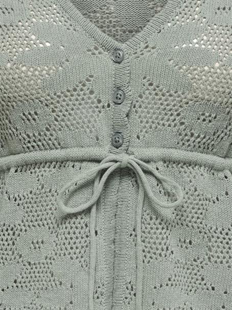 ONLISABEL LIFE LS FITTED CARDIGAN CC KNT jadeite