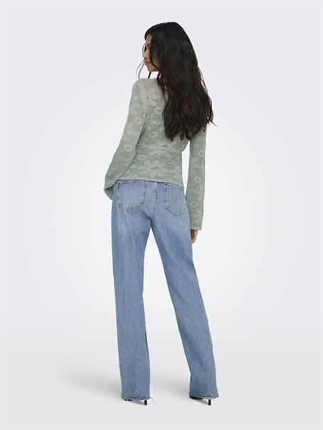 ONLISABEL LIFE LS FITTED CARDIGAN CC KNT jadeite