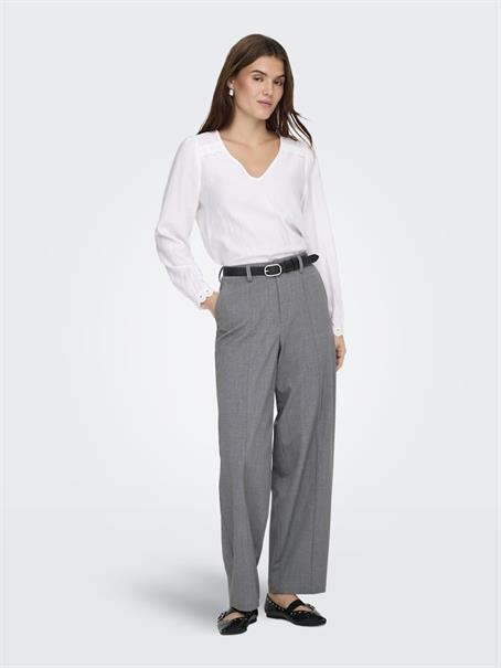 ONLISADORA LIFE MW BARREL PANT TLR medium grey melange
