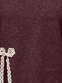 ONLIVY LS BOW O-NECK KNT fudge
