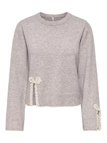 ONLIVY LS BOW O-NECK KNT string